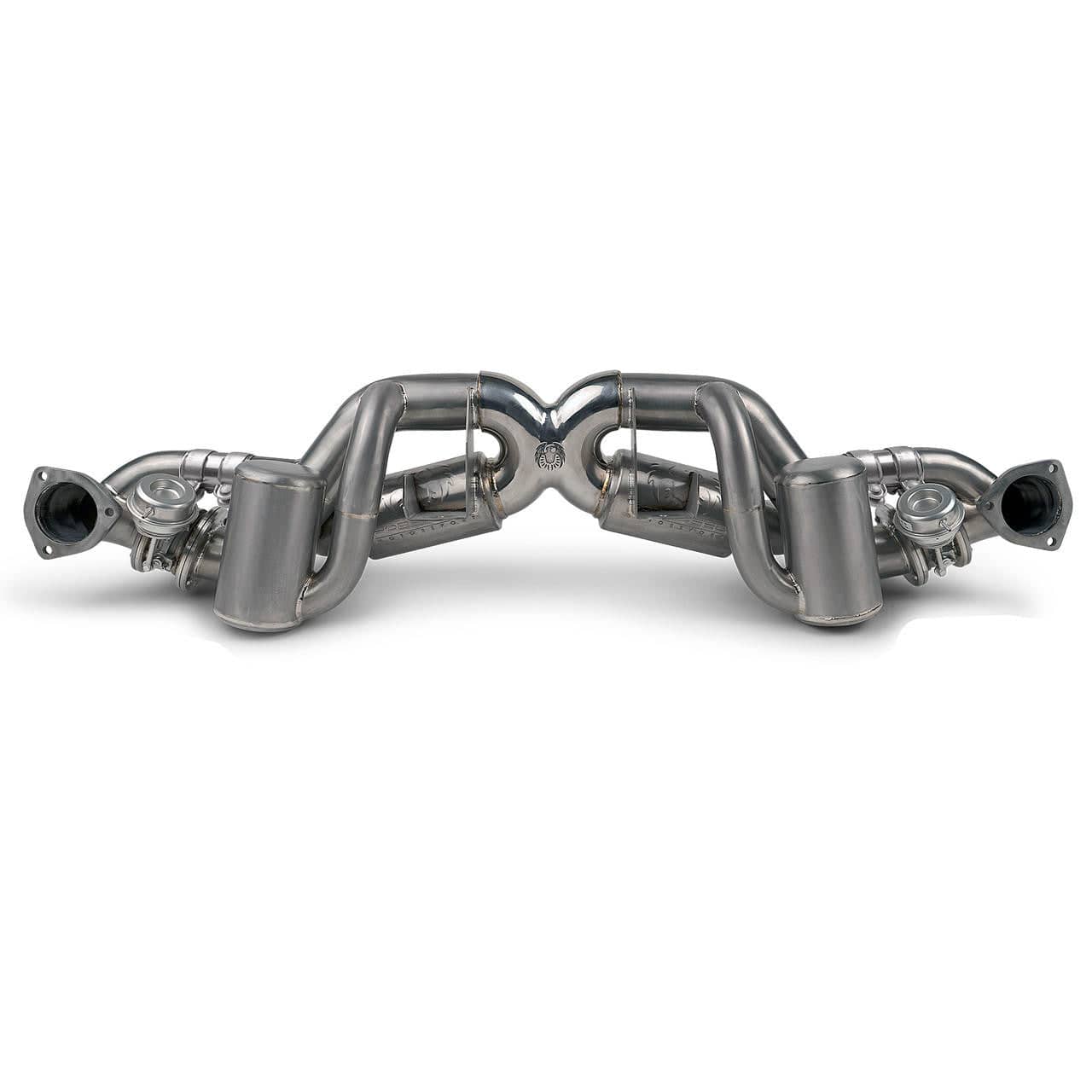 Fabspeed Porsche 718 GT4 RS Titanium Valvetronic X-Pipe Cat-Back Exhaust System (2022+)