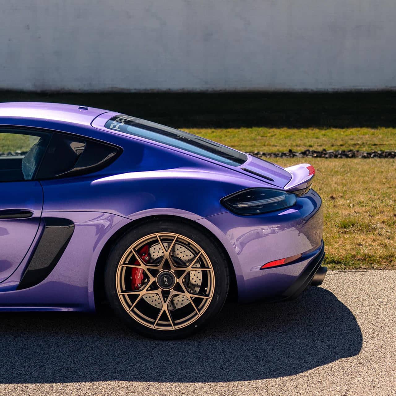 Fabspeed Porsche 718 GT4 RS Wing Delete Kit (2022+)