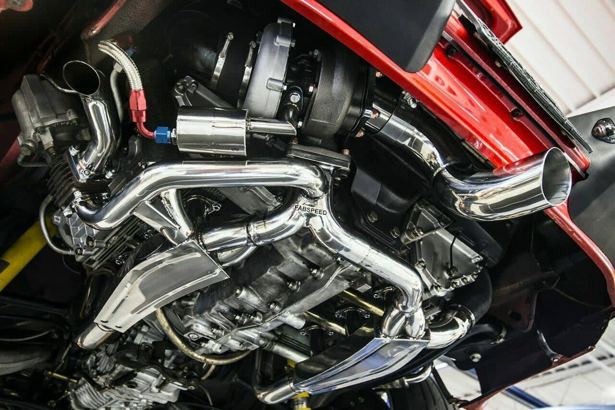 Fabspeed Porsche 911 Turbo 930 Muffler Bypass Zork Tube (1976-1989)