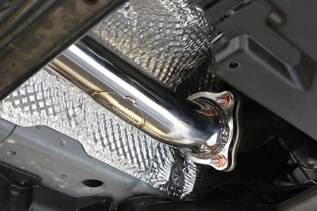 Fabspeed Porsche 958.2 Cayenne Turbo / Turbo S Secondary Competition Link Pipes (2015-2018)