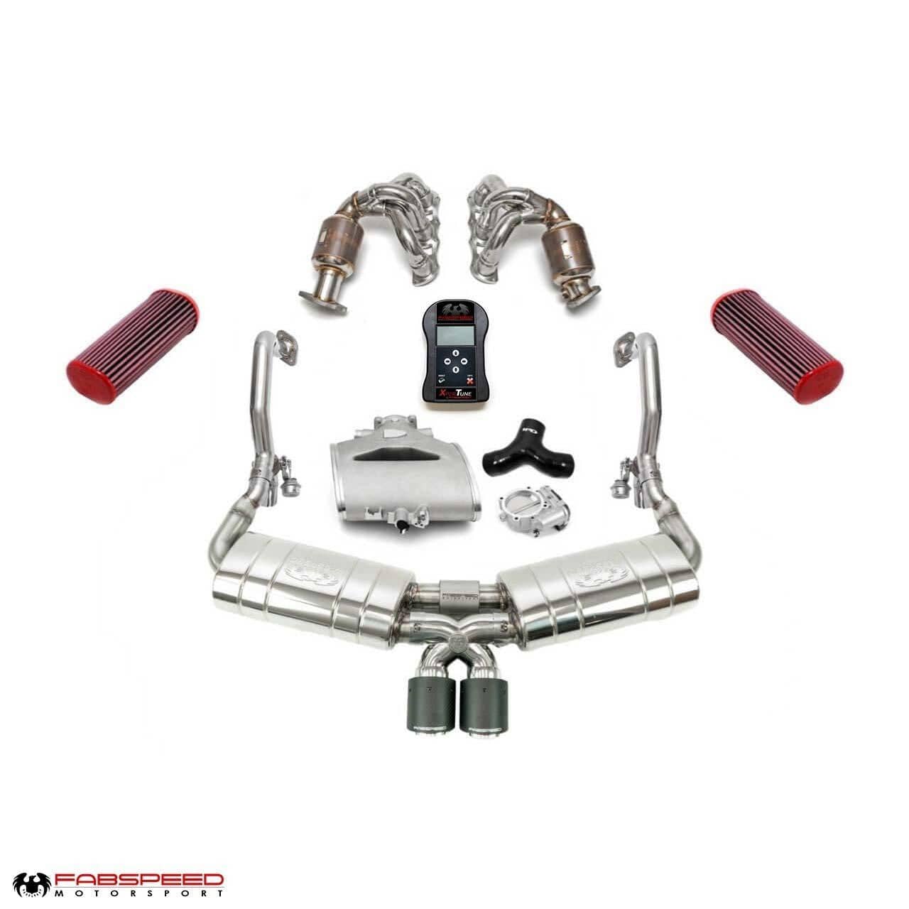 Fabspeed Porsche 981 Boxster/Cayman TrackTec Performance Package (2013-2016)