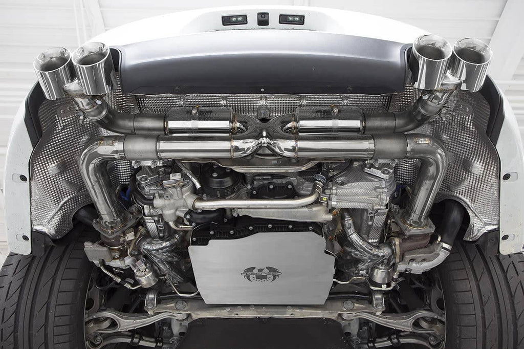 Fabspeed Porsche 991.2 Carrera Center Muffler Bypass X-Pipe (for Base) (2017-2019)