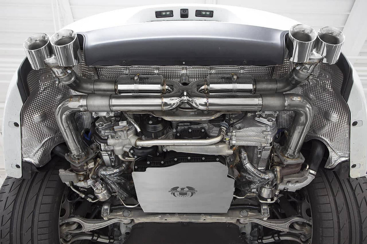 Fabspeed Porsche 991.2 Carrera Center Muffler Bypass X-Pipe (for Base) (2017-2019)