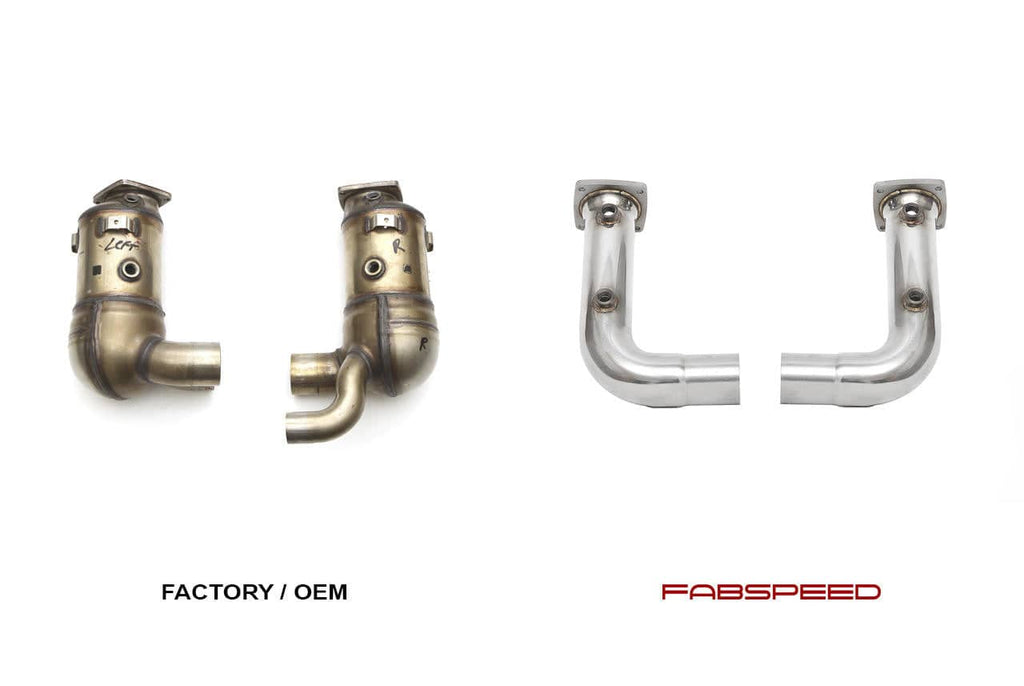 Fabspeed Porsche 991.2 Carrera link comp. Pipes (for Base) (2017-2019)