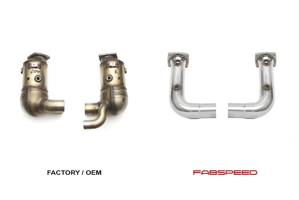 Fabspeed Porsche 991.2 Carrera link comp. Pipes (for Base) (2017-2019)