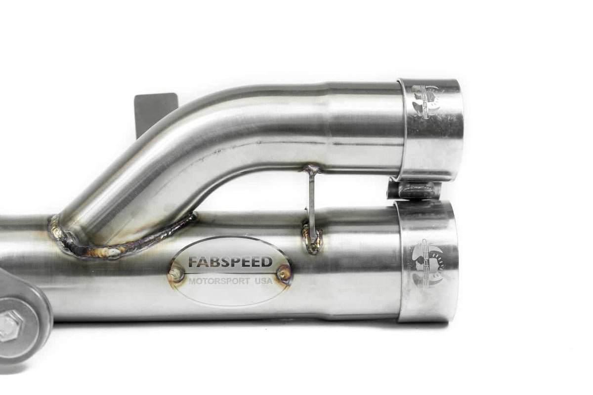 Fabspeed Porsche 991.2 GT3 / GT3 RS Center Muffler Bypass Pipe 2017- 2019