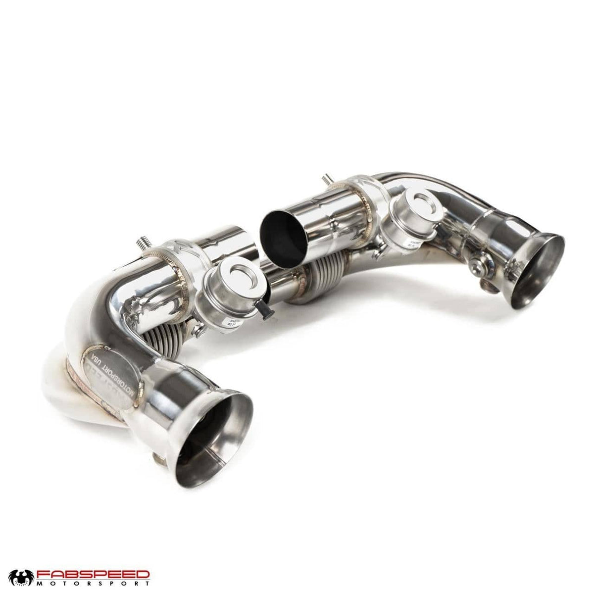 Fabspeed Porsche 991.2 GT3 / GT3 RS Side Muffler Bypass Pipes (2017-2019)