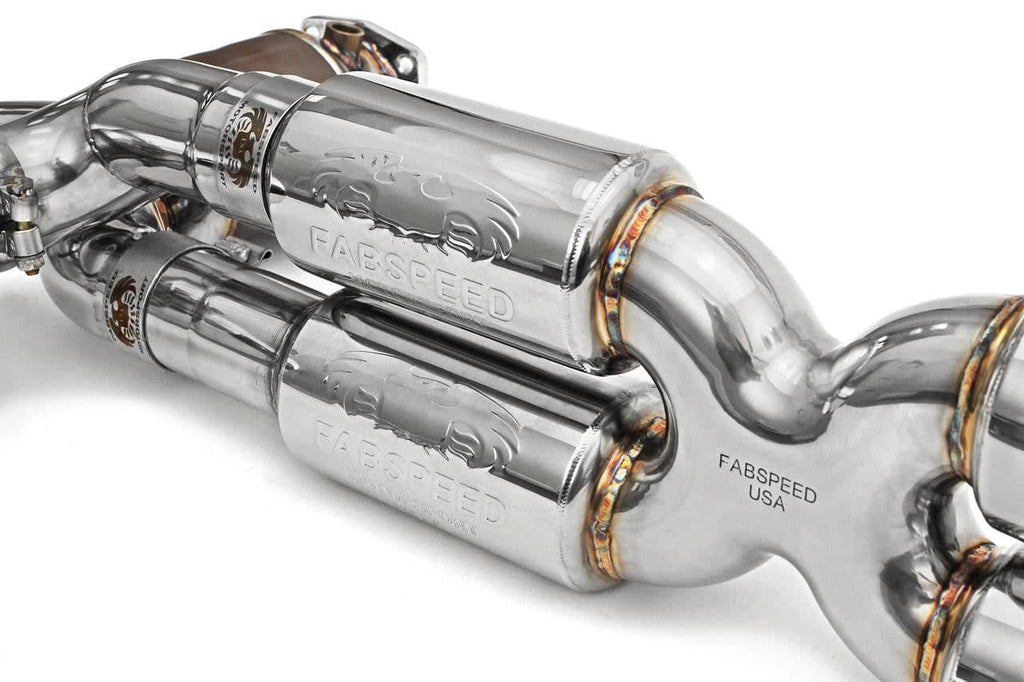 Fabspeed Porsche 991.2 Twin Turbo / Turbo S Valvetronic Supersport X-Pipe Exhaust System (2017-2020)
