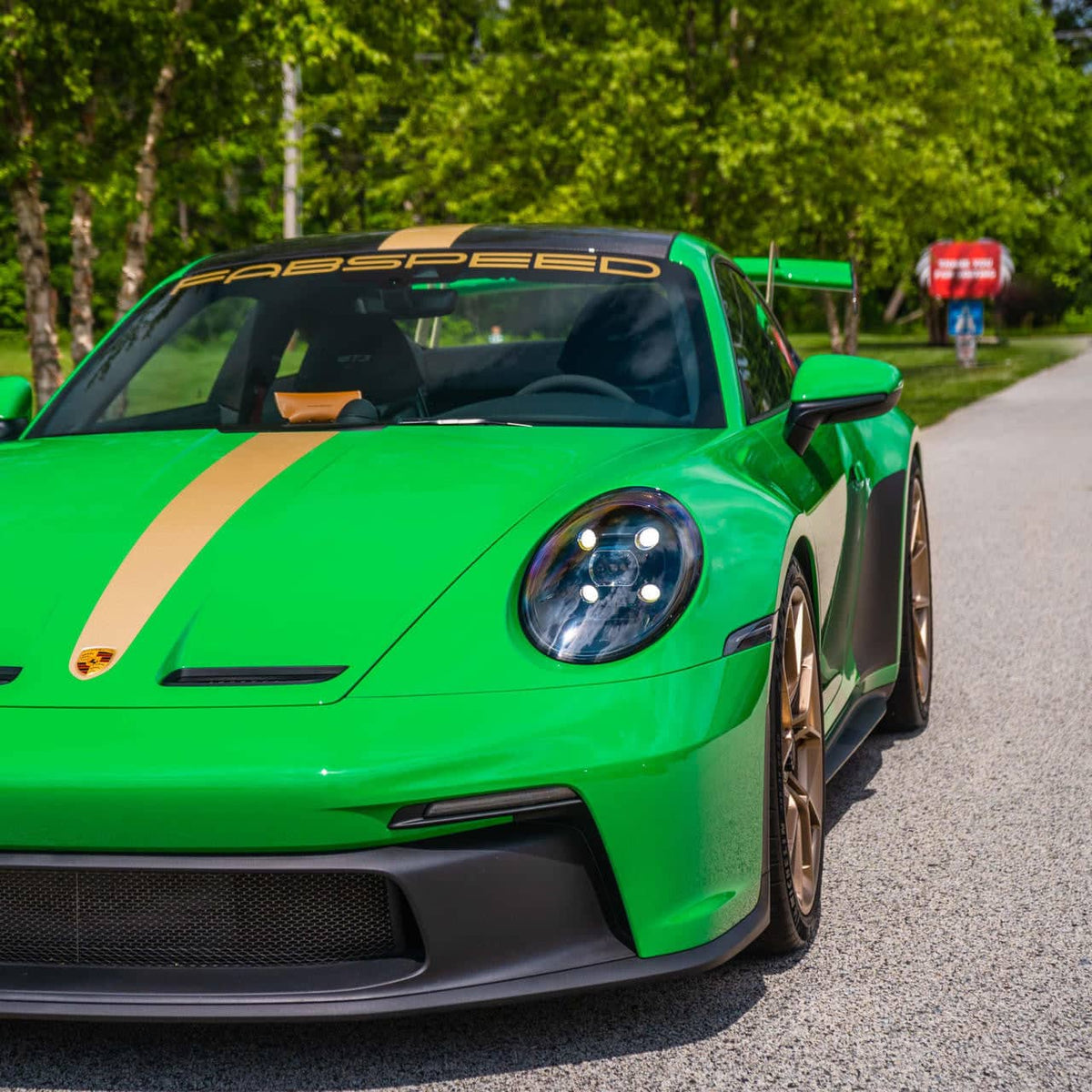 Fabspeed Porsche 992 GT3 Cup Car Style Wing Risers (2022+)