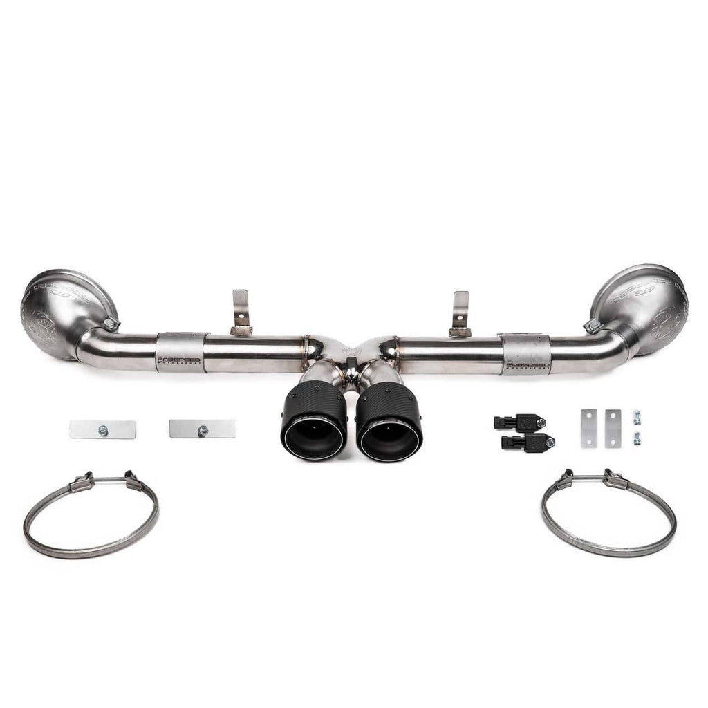 Fabspeed Porsche 992 GT3 / GT3 RS Supercup Cat-Back Exhaust System NON Valved (2022+)