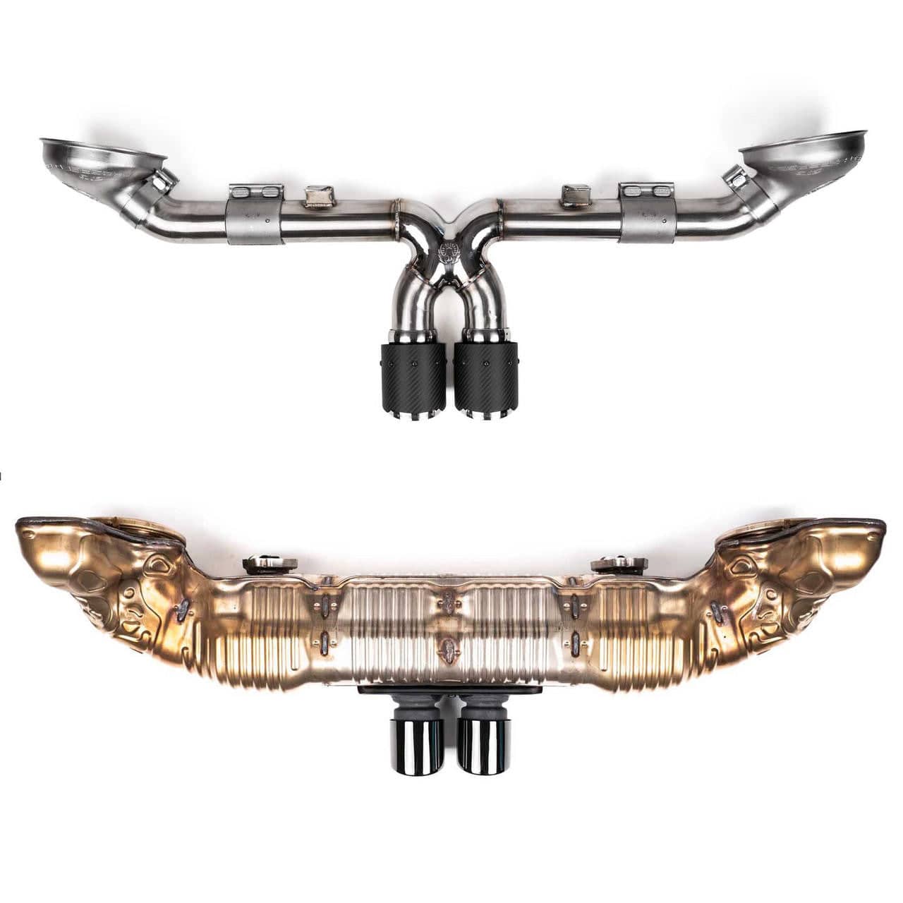Fabspeed Porsche 992 GT3 / GT3 RS Supercup Cat-Back Exhaust System NON Valved (2022+)