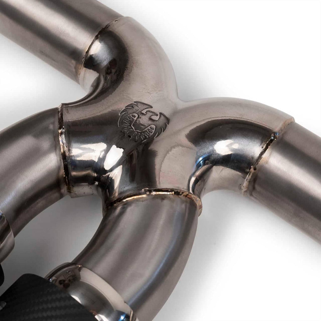 Fabspeed Porsche 992 GT3 / GT3 RS TITANIUM Supercup Cat-Back Exhaust System Non valved (2022+)