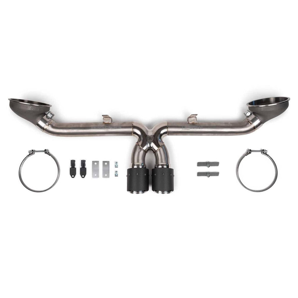 Fabspeed Porsche 992 GT3 / GT3 RS TITANIUM Supercup Cat-Back Exhaust System Non valved (2022+)