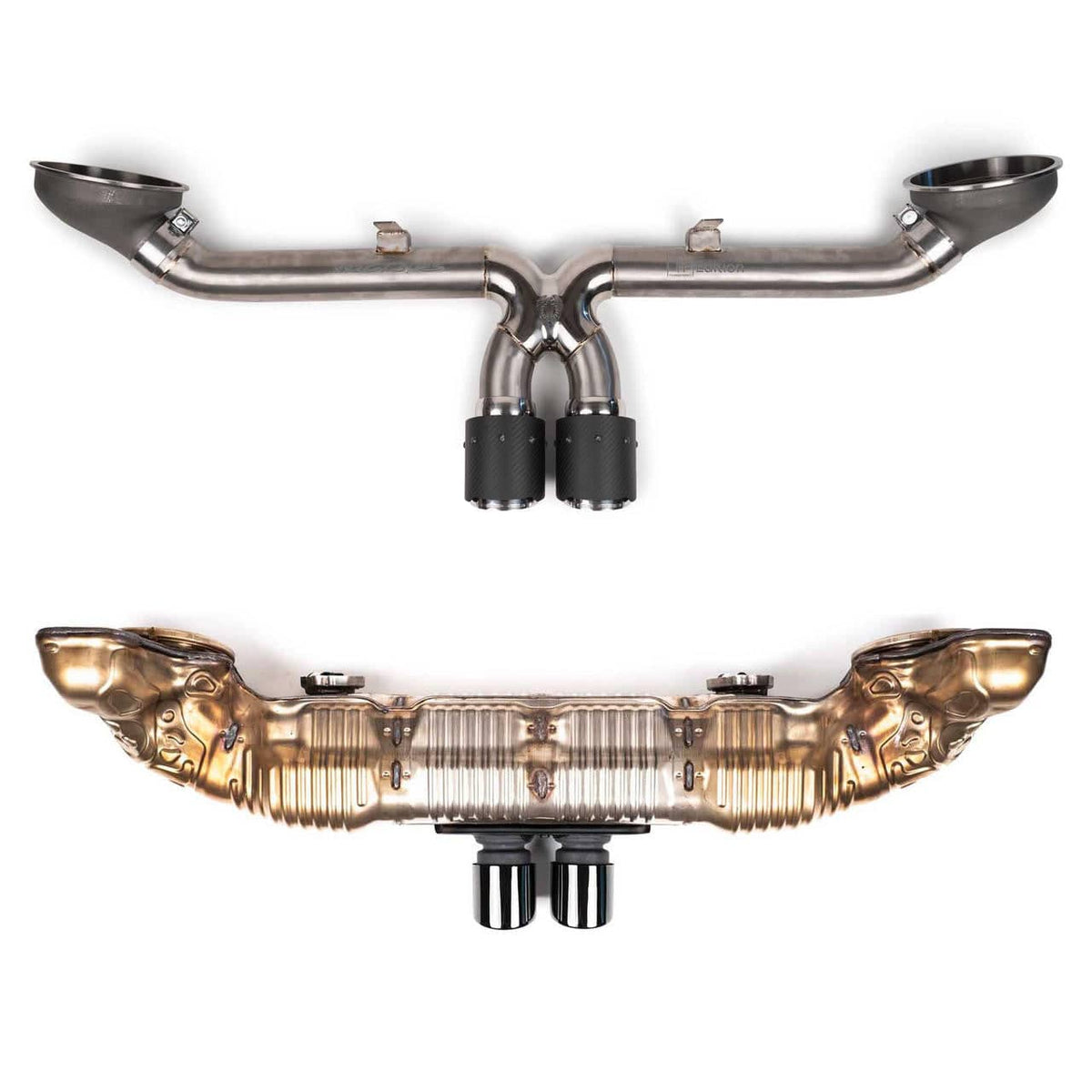 Fabspeed Porsche 992 GT3 / GT3 RS TITANIUM Supercup Cat-Back Exhaust System Non valved (2022+)