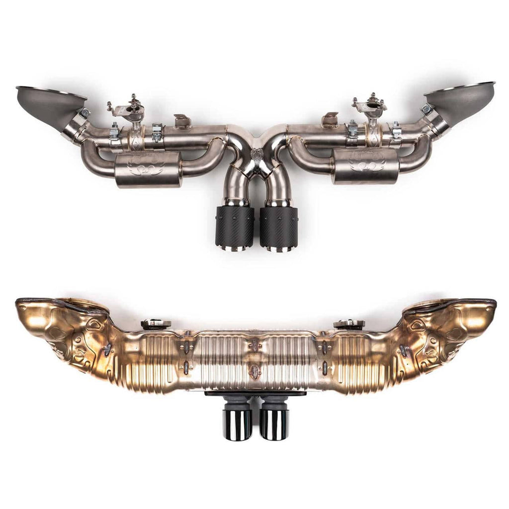 Fabspeed Porsche 992 GT3 / GT3 RS Titanium Valved Cat-Back Exhaust System (2022+)