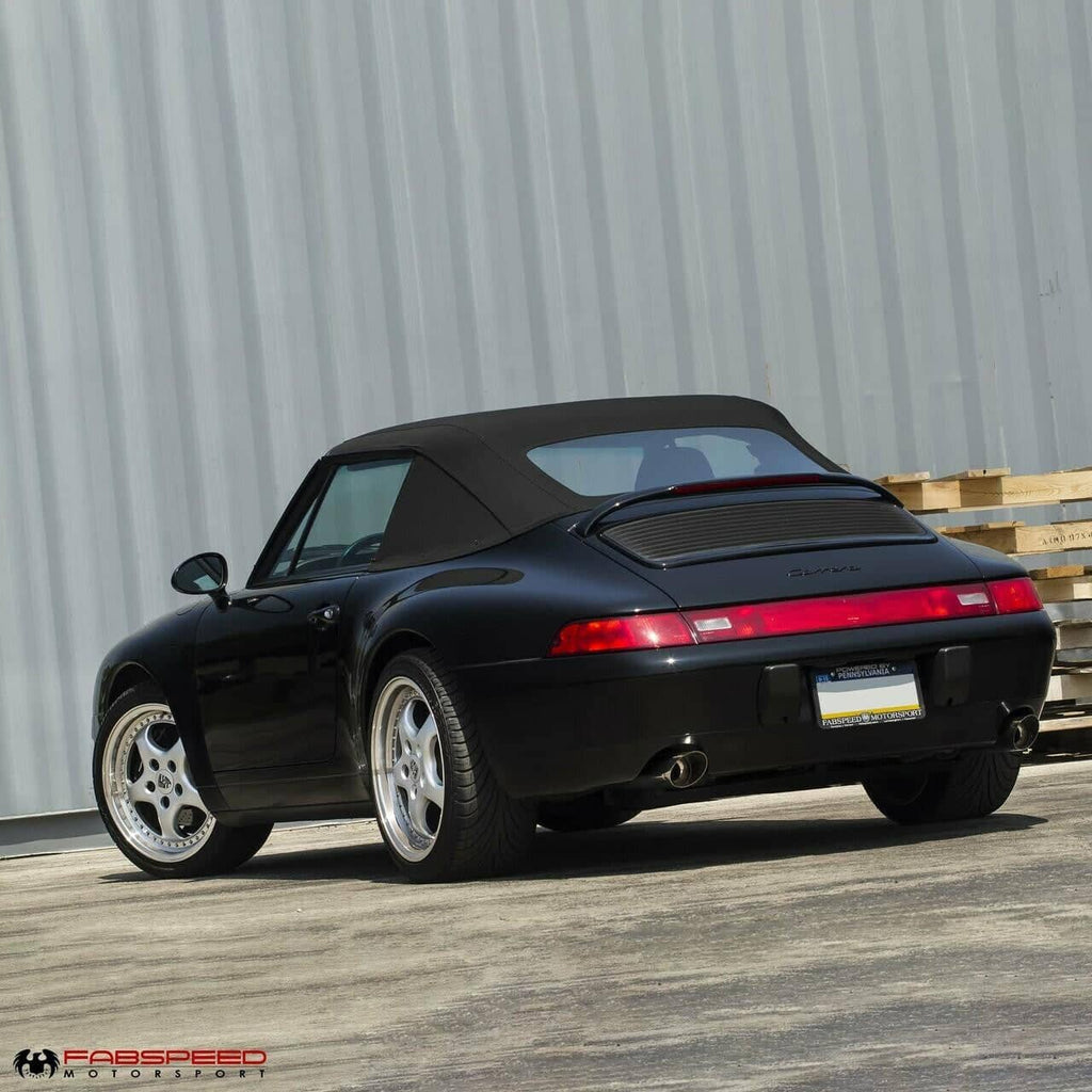 Fabspeed Porsche 993 Carrera Supercup cat-back Exhaust System (1994-1998)