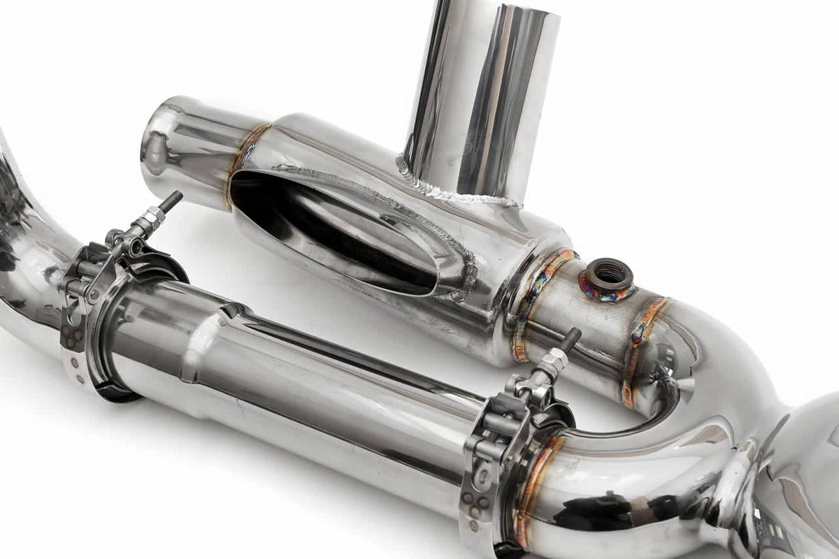 Fabspeed Porsche 993 Turbo Modular Competition Link Pipes. X-Pipe ONLY