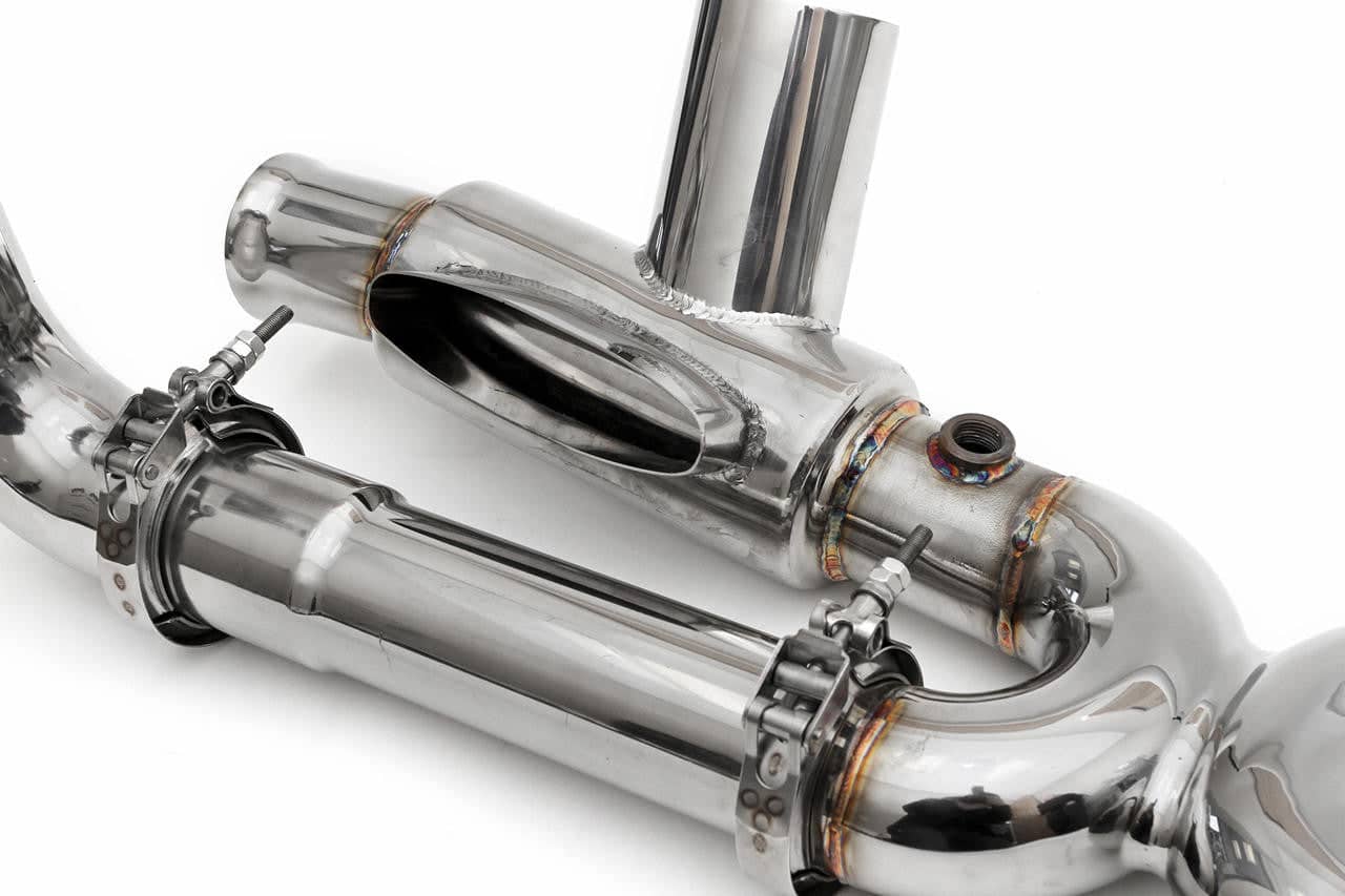 Fabspeed Porsche 993 Turbo Modular Competition Link Pipes. X-Pipe ONLY