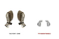 Fabspeed Porsche 993 Twin Turbo Muffler Bypass Pipes with tips (1995-1998)