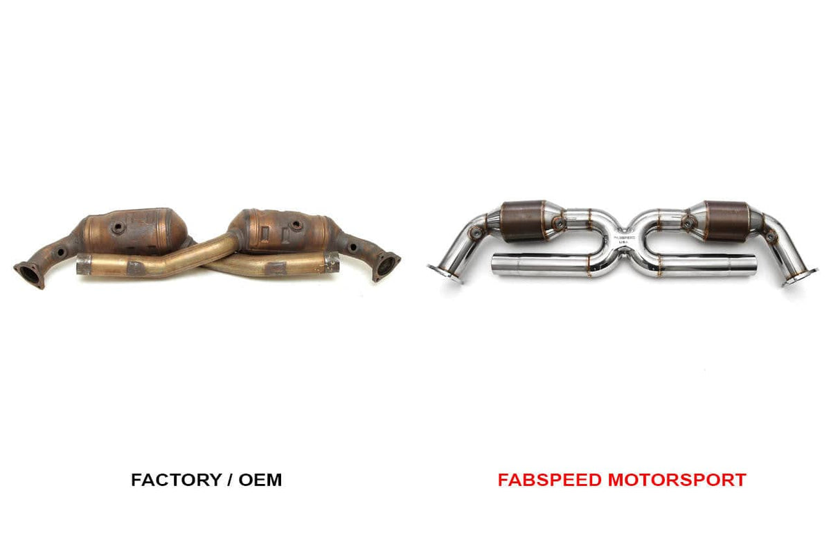 Fabspeed Porsche 996 Carrera Sport Catalytic Converter X-Pipe (1999-2004)