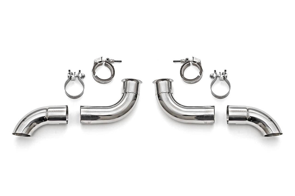 Fabspeed Porsche 996 GT3 Competition Muffler Outlets w/ Adjustable Turndowns