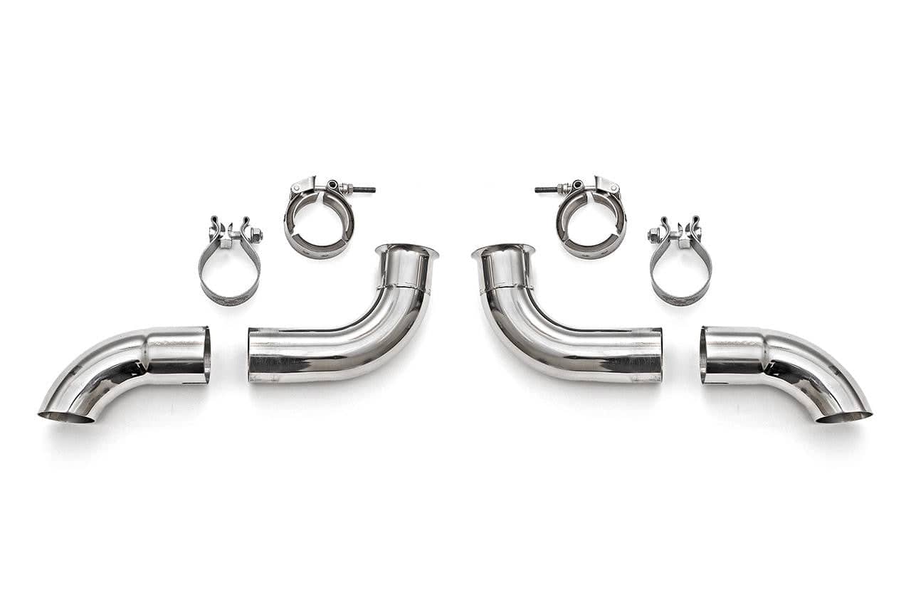 Fabspeed Porsche 996 GT3 Competition Muffler Outlets w/ Adjustable Turndowns