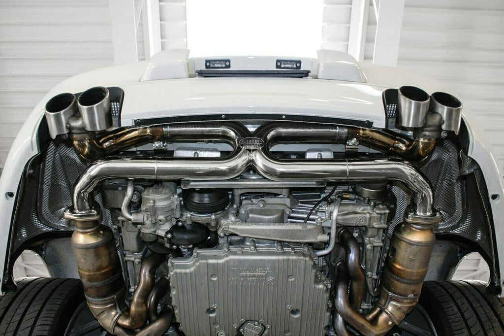 Fabspeed Porsche 997.2 Carrera Center Muffler Bypass X-Pipe (2009-2012)