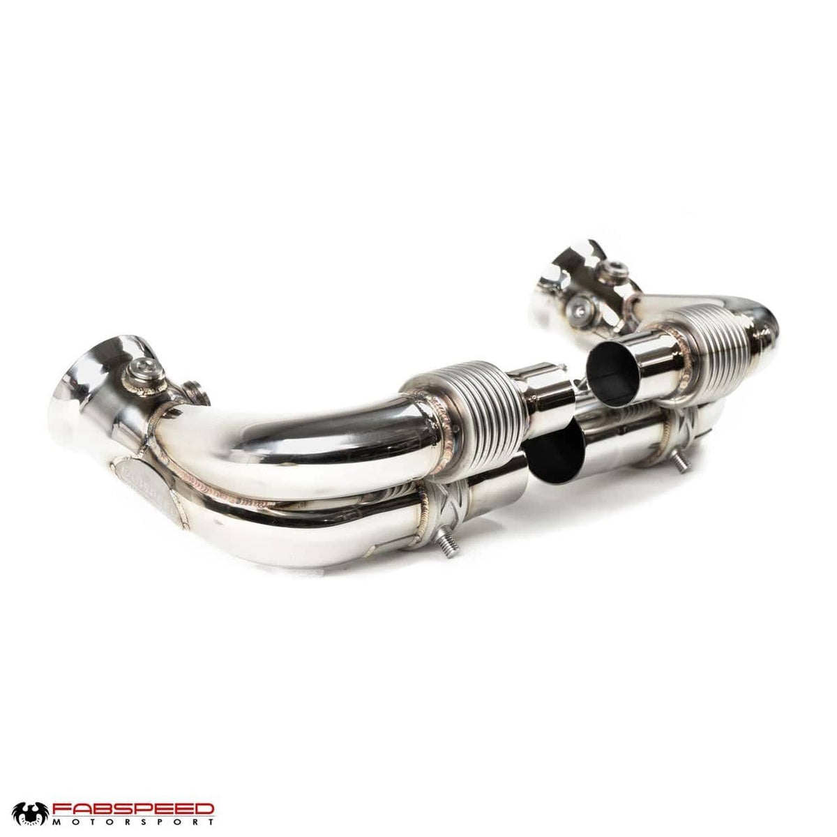 Fabspeed Porsche 997.2 GT3 / GT3 RS Side Muffler Bypass Pipes (2010-2011)