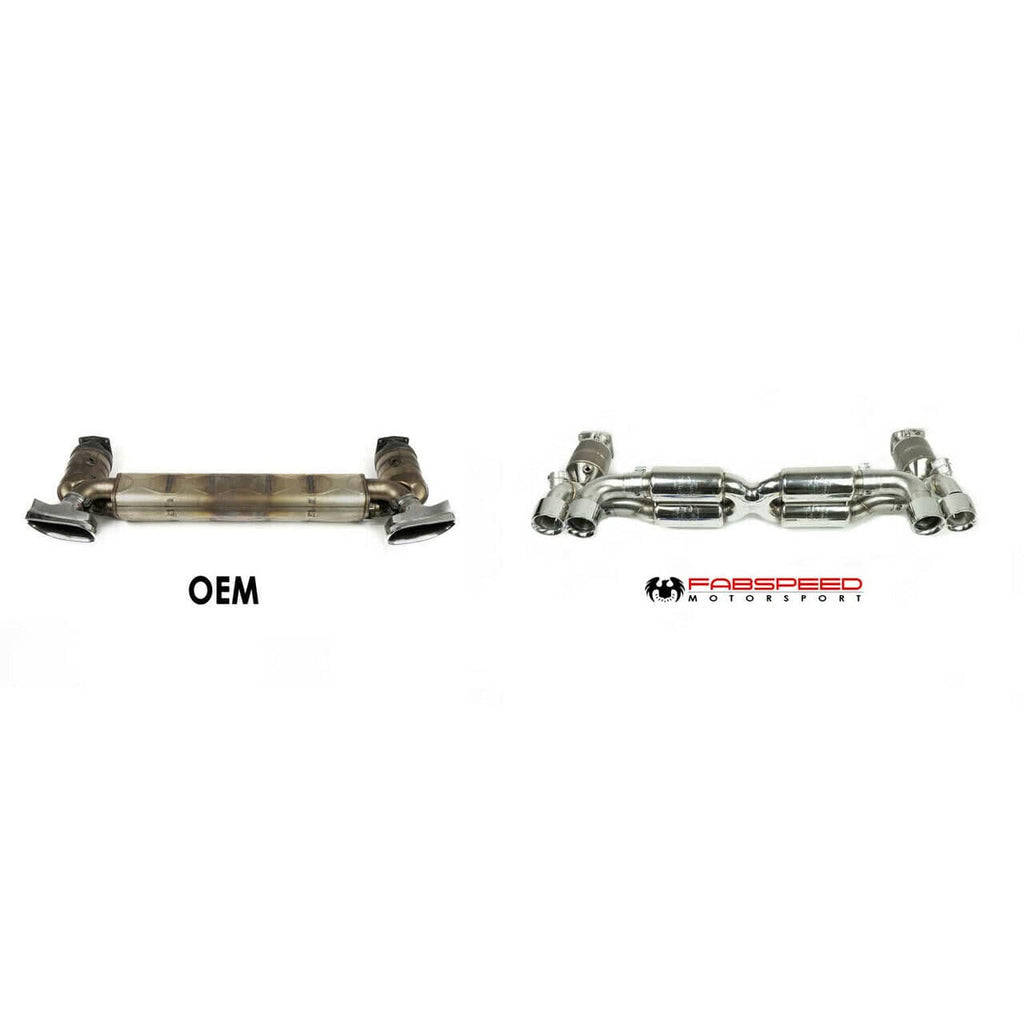 Fabspeed Porsche 997.2 Turbo / Turbo S Valvetronic Supersport X-Pipe Exhaust System (2010-2012)