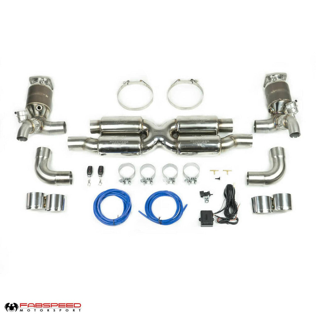 Fabspeed Porsche 997.2 Turbo / Turbo S Valvetronic Supersport X-Pipe Exhaust System (2010-2012)