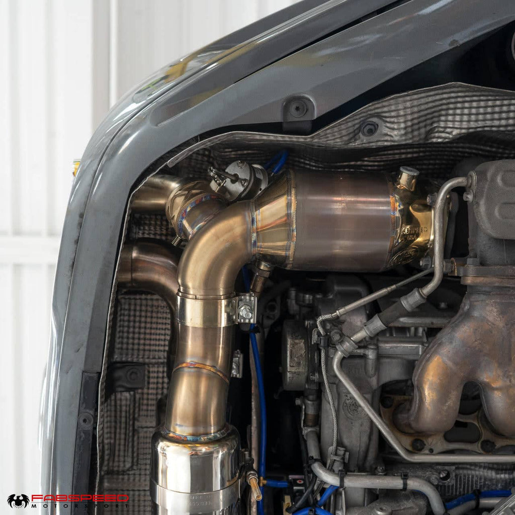 Fabspeed Porsche 997.2 Turbo / Turbo S Valvetronic Supersport X-Pipe Exhaust System (2010-2012)