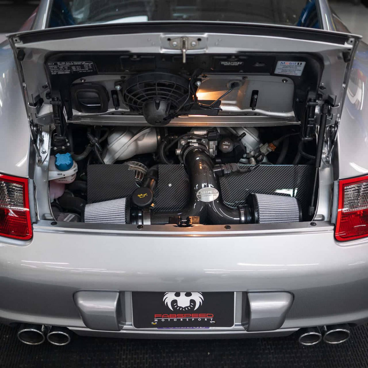 Fabspeed Porsche 997 Carrera Carbon Fiber Competition Air Intake System (2005-2008)