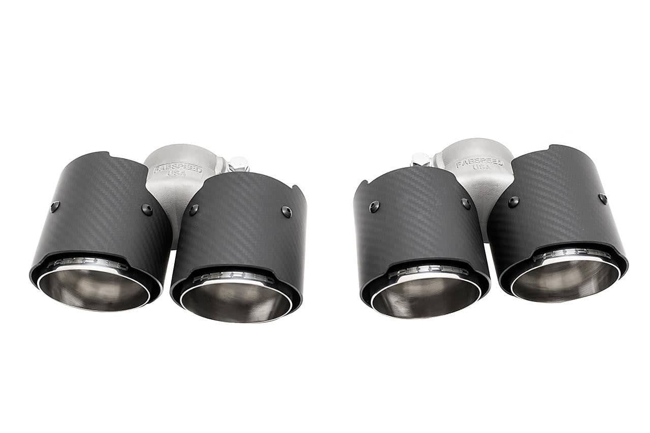 Fabspeed Porsche 997 Carrera Deluxe Quad-Style Tips (2005-2008)