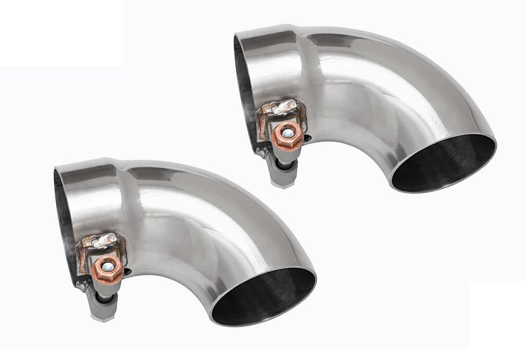 Fabspeed Porsche Competition Slip-On Turndown Tips (2.50"/63.5mm ID) - Fabspeed Exhausts Only
