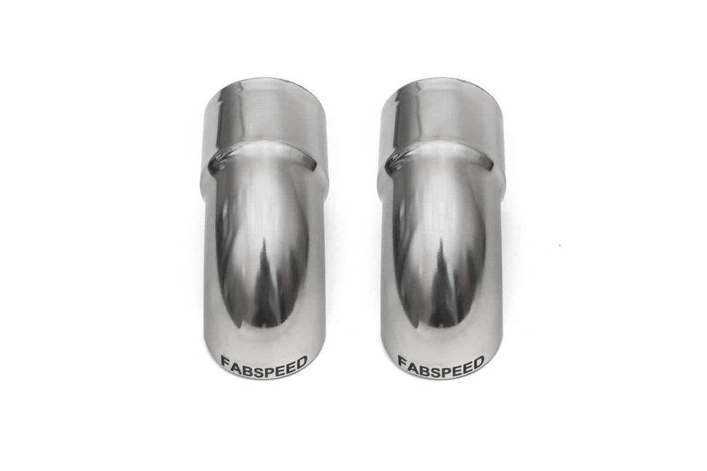 Fabspeed Porsche Competition Slip-On Turndown Tips (2.50"/63.5mm ID) - Fabspeed Exhausts Only