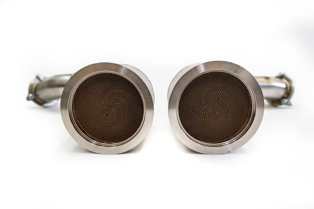 Fabspeed Porsche E3 Cayenne S 2.9L Turbo / Turbo S Primary Sport Catalytic Converters