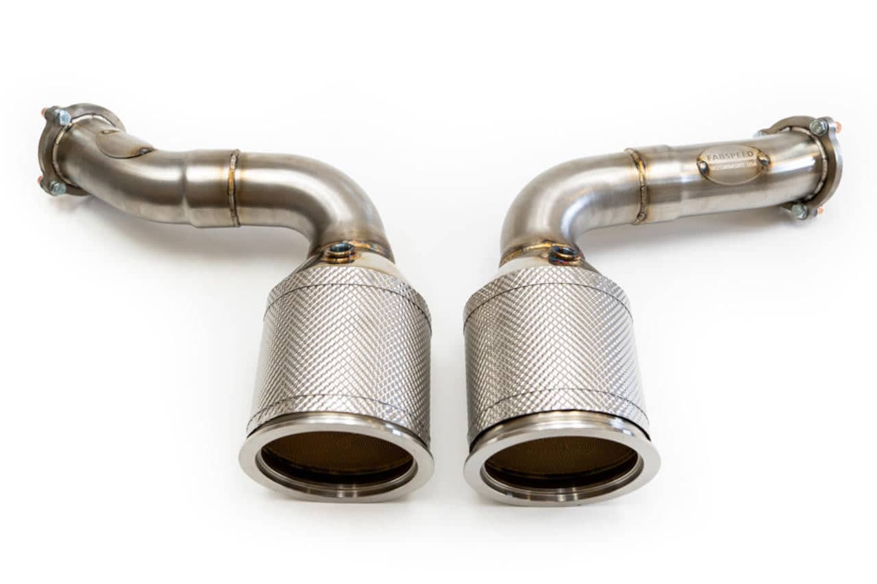 Fabspeed Porsche E3 Cayenne S 2.9L Turbo / Turbo S Primary Sport Catalytic Converters