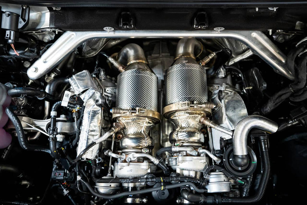Fabspeed Porsche E3 Cayenne S 2.9L Turbo / Turbo S Primary Sport Catalytic Converters