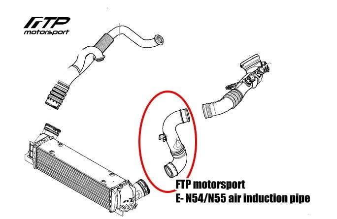 FTP E-N54/N55 AIR INDUCTION PIPE