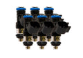 Fuel Injector Clinic 1000cc Short Six-Cylinder Injector Set - 38mm (34mm) / 14mm / 14mm