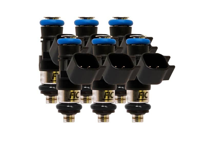 Fuel Injector Clinic 1000cc Short Six-Cylinder Injector Set - 38mm (34mm) / 14mm / 14mm