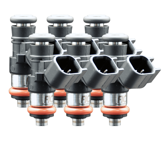 Six Cylinder 1000cc SHORT Custom Injector Set (isc-1000h-short-6)