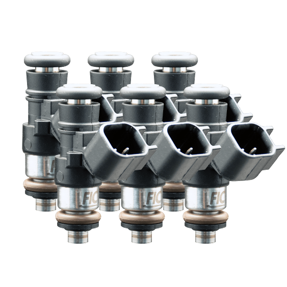 Six Cylinder 1000cc SHORT Custom Injector Set (isc-1000h-short-6)