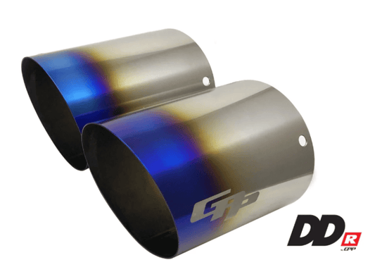 GReddy DD-R Burnt Titanium Tips L=150mm (Pair)
