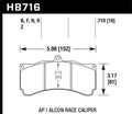 Hawk AP Racing/Alcon Universal DTC-70 Race Brake Pads