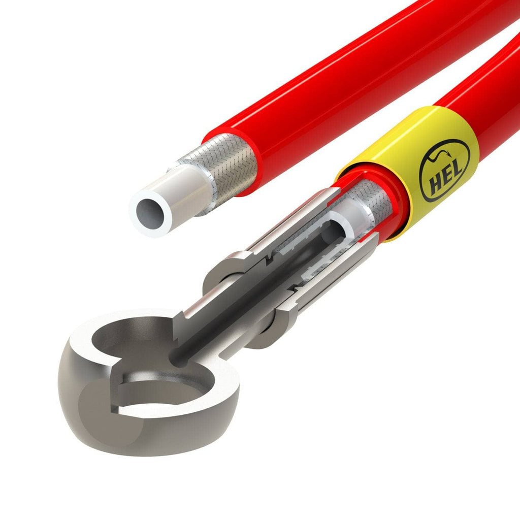 HEL Performance Brake Lines for BMW 5 Series E39 525i Sport 2000-2003, Stainless Steel Braided