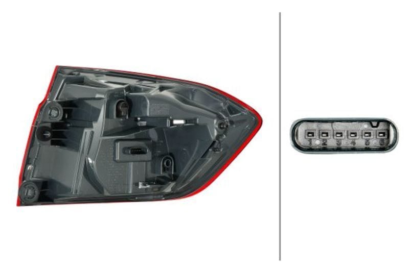 Hella 2017-2019 BMW 320i Left Tail Light