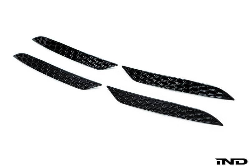 Acexxon MK7.5 Golf GTI / Golf R Rear Reflector Insert Set - Honeycomb