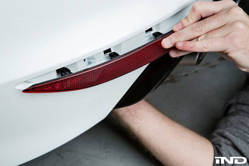 Acexxon MK7 Golf R Rear Reflector Insert Set - Honeycomb
