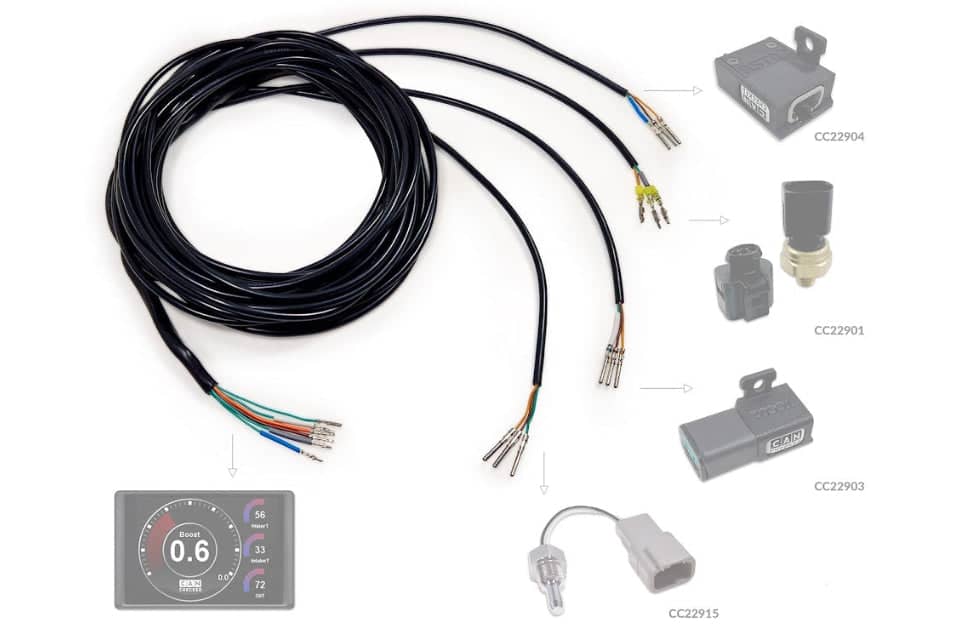 CANchecked ANC04 Compatible Harness - Expanded Sensor Support